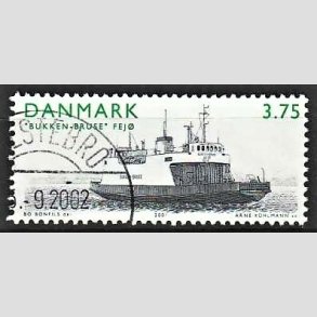 FRIMRKER DANMARK | 2001 - AFA 1299 - frger - 3,75 Kr. Bukken-Bruse - Pnt Stemplet