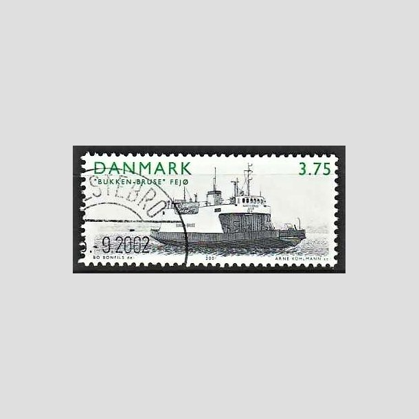 FRIMRKER DANMARK | 2001 - AFA 1299 - frger - 3,75 Kr. Bukken-Bruse - Pnt Stemplet