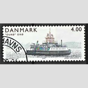 FRIMRKER DANMARK | 2001 - AFA 1300 - frger - 4,00 Kr. Our - Pnt Stemplet