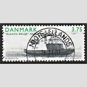 FRIMRKER DANMARK | 2001 - AFA 1299 - frger - 3,75 Kr. Bukken-Bruse - Pnt Stemplet