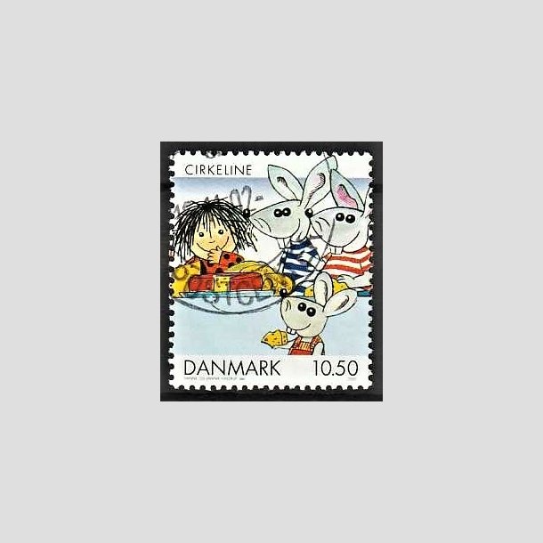 FRIMRKER DANMARK | 2002 - AFA 1310 - Danske tegneserier for brn - 10,50 Kr. Cirkeline - Pnt Stemplet