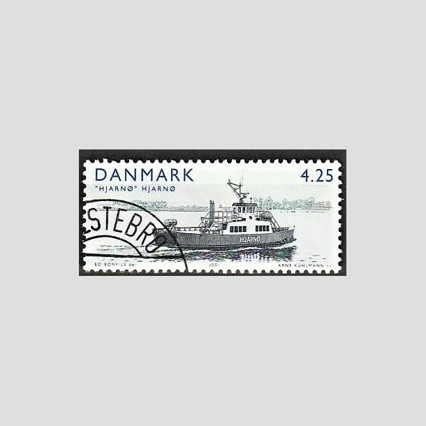 FRIMRKER DANMARK | 2001 - AFA 1301 - frger - 4,25 Kr. Hjarn - Pnt Stemplet