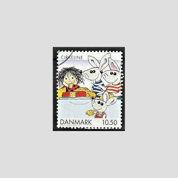 FRIMRKER DANMARK | 2002 - AFA 1310 - Danske tegneserier for brn - 10,50 Kr. Cirkeline - Pnt Stemplet