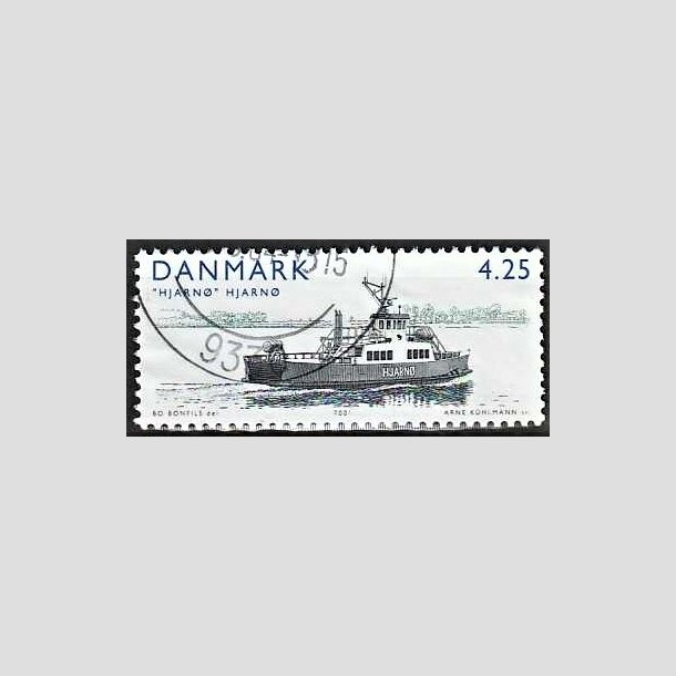 FRIMRKER DANMARK | 2001 - AFA 1301 - frger - 4,25 Kr. Hjarn - Pnt Stemplet