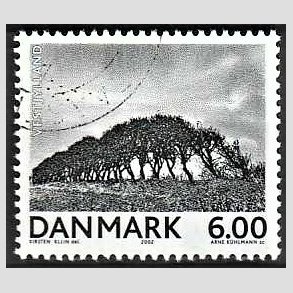 FRIMRKER DANMARK | 2002 - AFA 1316 - Landskabsbilleder - 6,00 Kr. Vestjylland - Pnt Stemplet