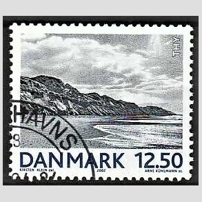 FRIMRKER DANMARK | 2002 - AFA 1318 - Landskabsbilleder - 12,50 Kr. Thy - Pnt Stemplet