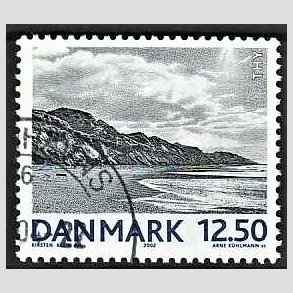 FRIMRKER DANMARK | 2002 - AFA 1318 - Landskabsbilleder - 12,50 Kr. Thy - Pnt Stemplet