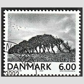 FRIMRKER DANMARK | 2002 - AFA 1316 - Landskabsbilleder - 6,00 Kr. Vestjylland - Pnt Stemplet