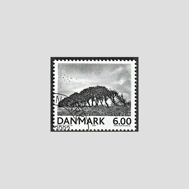 FRIMRKER DANMARK | 2002 - AFA 1316 - Landskabsbilleder - 6,00 Kr. Vestjylland - Pnt Stemplet