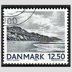FRIMRKER DANMARK | 2002 - AFA 1318 - Landskabsbilleder - 12,50 Kr. Thy - Pnt Stemplet