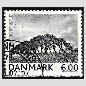 FRIMRKER DANMARK | 2002 - AFA 1316 - Landskabsbilleder - 6,00 Kr. Vestjylland - Pnt Stemplet