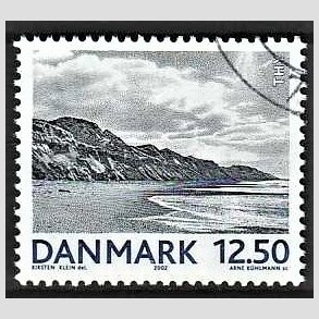 FRIMRKER DANMARK | 2002 - AFA 1318 - Landskabsbilleder - 12,50 Kr. Thy - Pnt Stemplet