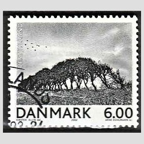FRIMRKER DANMARK | 2002 - AFA 1316 - Landskabsbilleder - 6,00 Kr. Vestjylland - Pnt Stemplet