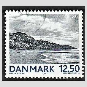 FRIMRKER DANMARK | 2002 - AFA 1318 - Landskabsbilleder - 12,50 Kr. Thy - Pnt Stemplet