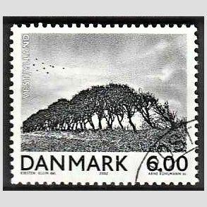 FRIMRKER DANMARK | 2002 - AFA 1316 - Landskabsbilleder - 6,00 Kr. Vestjylland - Pnt Stemplet