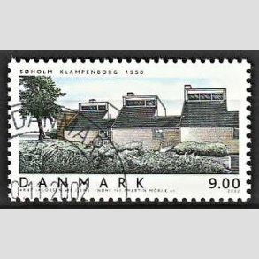 FRIMRKER DANMARK | 2002 - AFA 1336 - Danske boliger I. - 9,00 Kr. Sholm - Pnt Stemplet