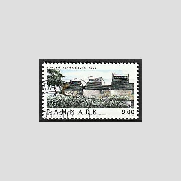 FRIMRKER DANMARK | 2002 - AFA 1336 - Danske boliger I. - 9,00 Kr. Sholm - Pnt Stemplet