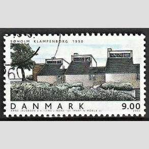 FRIMRKER DANMARK | 2002 - AFA 1336 - Danske boliger I. - 9,00 Kr. Sholm - Pnt Stemplet