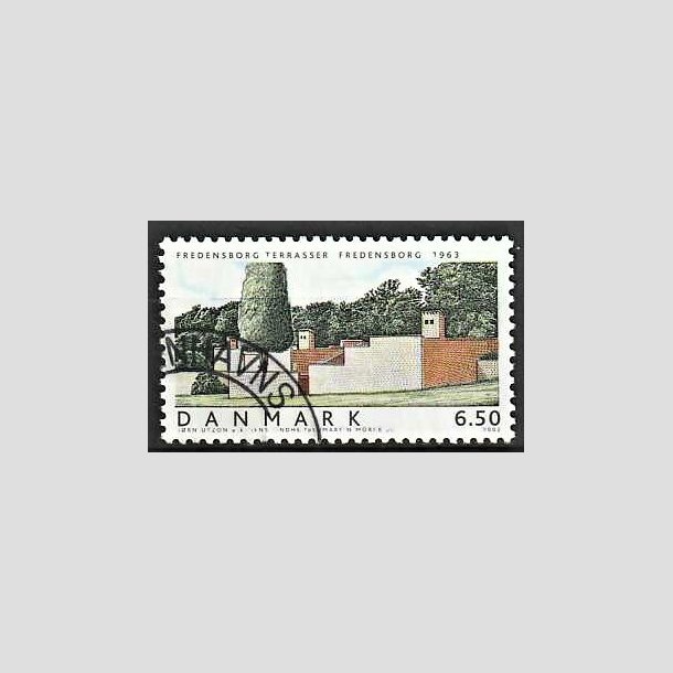 FRIMRKER DANMARK | 2002 - AFA 1335 - Danske Boliger I. - 6,50 Kr. Fredensborg terrasser - Pnt Stemplet 