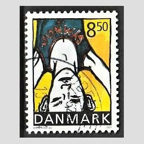 FRIMRKER DANMARK | 2002 - AFA 1344 - Sport og ungdom - 8,50 Kr. Atletik - Pnt Stemplet