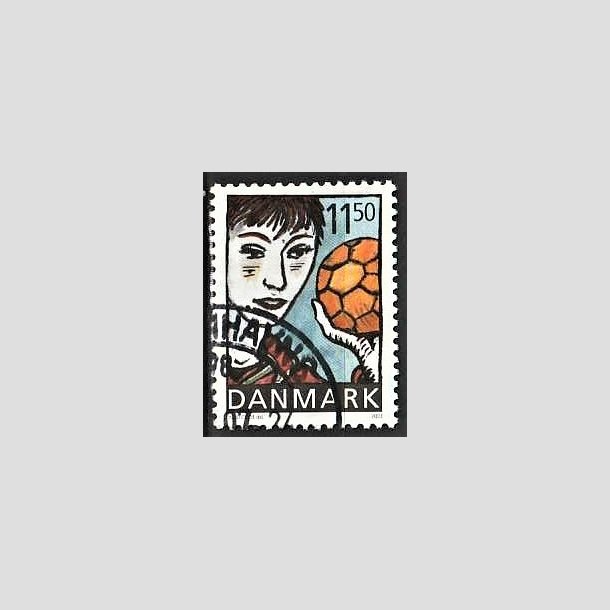 FRIMRKER DANMARK | 2002 - AFA 1345 - Sport og ungdom - 11,50 Kr. Hndbold - Pnt Stemplet