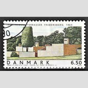 FRIMRKER DANMARK | 2002 - AFA 1335 - Danske Boliger I. - 6,50 Kr. Fredensborg terrasser - Pnt Stemplet 