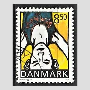 FRIMRKER DANMARK | 2002 - AFA 1344 - Sport og ungdom - 8,50 Kr. Atletik - Pnt Stemplet