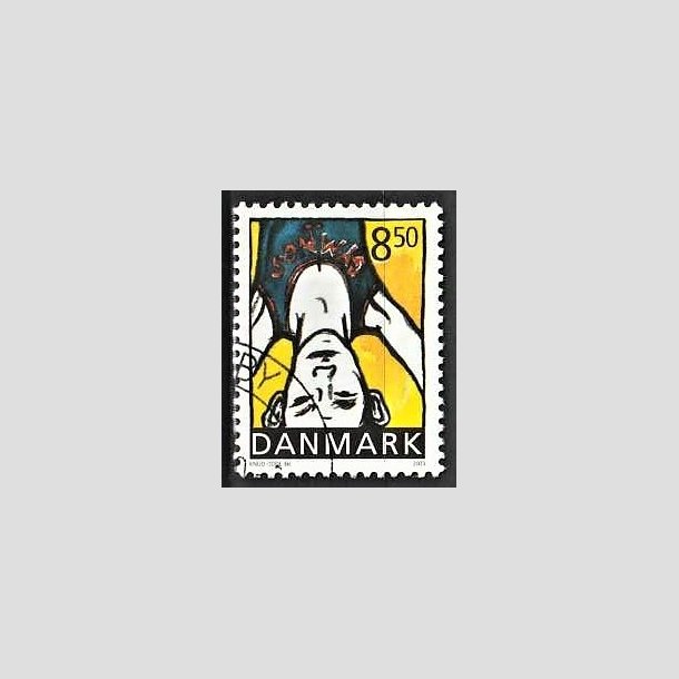 FRIMRKER DANMARK | 2002 - AFA 1344 - Sport og ungdom - 8,50 Kr. Atletik - Pnt Stemplet