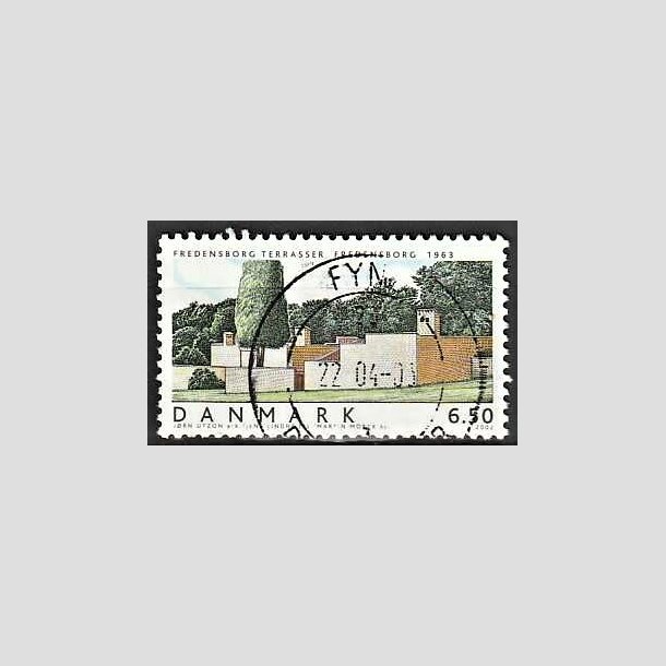 FRIMRKER DANMARK | 2002 - AFA 1335 - Danske Boliger I. - 6,50 Kr. Fredensborg terrasser - Pnt Stemplet 