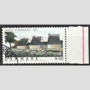 FRIMRKER DANMARK | 2002 - AFA 1336 - Danske boliger I. - 9,00 Kr. Sholm - Pnt Stemplet
