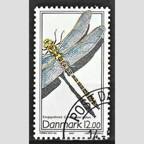 FRIMRKER DANMARK | 2003 - AFA 1354 - Instekter - 12,00 Kr. Kongeguldsmed - Pnt Stemplet