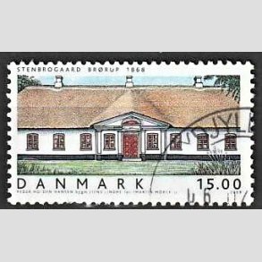 FRIMRKER DANMARK | 2003 - AFA 1360 - Danske Boliger II. - 15,00 Kr. Stenbrogrd - Pnt Stemplet