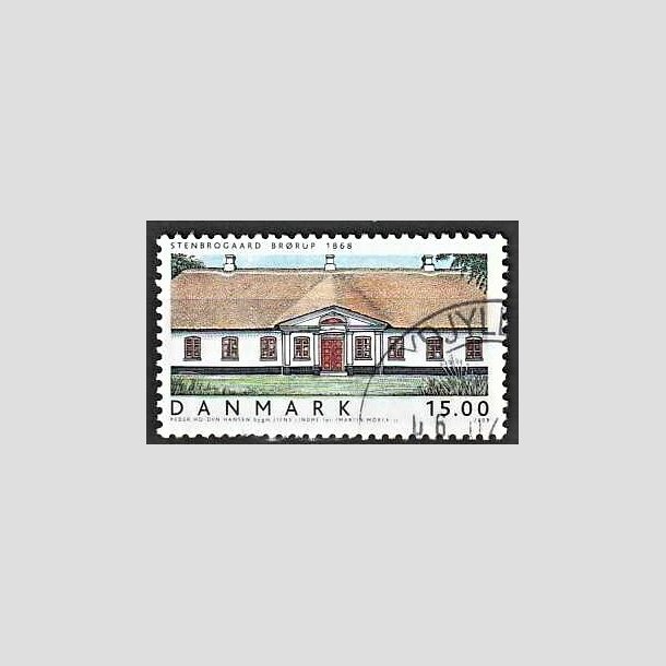 FRIMRKER DANMARK | 2003 - AFA 1360 - Danske Boliger II. - 15,00 Kr. Stenbrogrd - Pnt Stemplet