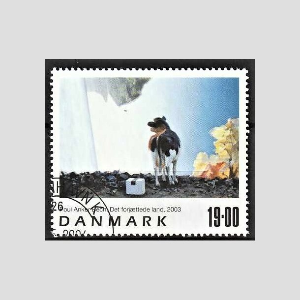 FRIMRKER DANMARK | 2003 - AFA 1362 - Frimrkekunst 6. - 19,00 Kr. Poul Anker Bech - Pnt Stemplet