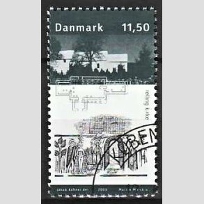 FRIMRKER DANMARK | 2003 - AFA 1366 - Kongernes Jelling - 11,50 Kr. Jelling Kirke - Pnt Stemplet