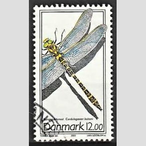 FRIMRKER DANMARK | 2003 - AFA 1354 - Instekter - 12,00 Kr. Kongeguldsmed - Pnt Stemplet