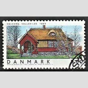 FRIMRKER DANMARK | 2003 - AFA 1359 - Danske Boliger II. - 9,00 Kr. Solvang - Pnt Stemplet