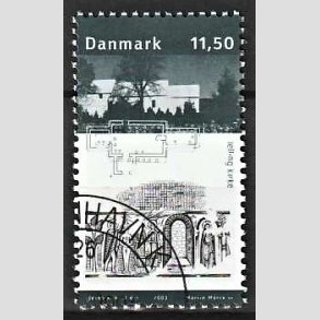 FRIMRKER DANMARK | 2003 - AFA 1366 - Kongernes Jelling - 11,50 Kr. Jelling Kirke - Pnt Stemplet