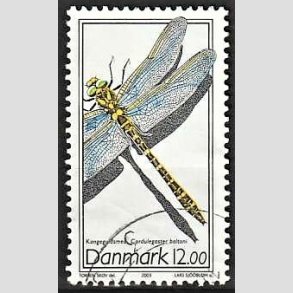 FRIMRKER DANMARK | 2003 - AFA 1354 - Instekter - 12,00 Kr. Kongeguldsmed - Pnt Stemplet