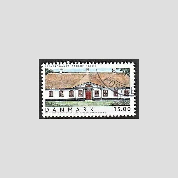 FRIMRKER DANMARK | 2003 - AFA 1360 - Danske Boliger II. - 15,00 Kr. Stenbrogrd - Pnt Stemplet