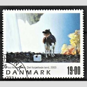FRIMRKER DANMARK | 2003 - AFA 1362 - Frimrkekunst 6. - 19,00 Kr. Poul Anker Bech - Pnt Stemplet