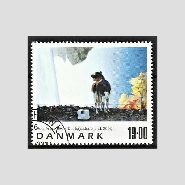 FRIMRKER DANMARK | 2003 - AFA 1362 - Frimrkekunst 6. - 19,00 Kr. Poul Anker Bech - Pnt Stemplet