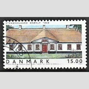 FRIMRKER DANMARK | 2003 - AFA 1360 - Danske Boliger II. - 15,00 Kr. Stenbrogrd - Pnt Stemplet