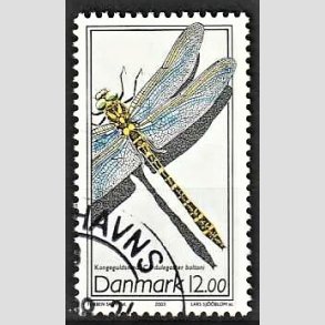 FRIMRKER DANMARK | 2003 - AFA 1354 - Instekter - 12,00 Kr. Kongeguldsmed - Pnt Stemplet