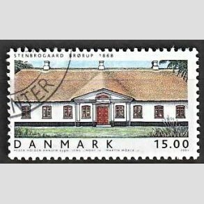 FRIMRKER DANMARK | 2003 - AFA 1360 - Danske Boliger II. - 15,00 Kr. Stenbrogrd - Pnt Stemplet