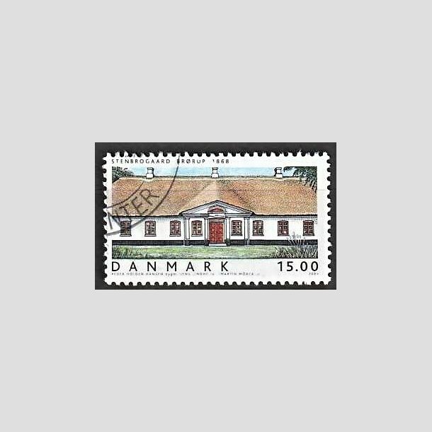 FRIMRKER DANMARK | 2003 - AFA 1360 - Danske Boliger II. - 15,00 Kr. Stenbrogrd - Pnt Stemplet