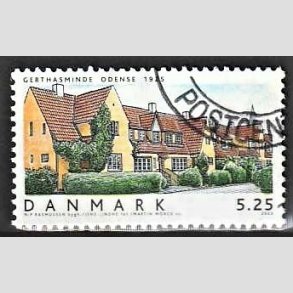 FRIMRKER DANMARK | 2003 - AFA 1358 - Danske Boliger II. - 5,25 Kr. Gerthasminde - Pnt Stemplet