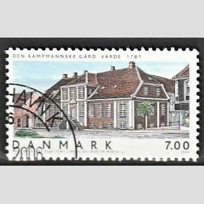 FRIMRKER DANMARK | 2004 - AFA 1380 - Danske Boliger III. - 7,00 Kr. Kampmanske grd - Pnt Stemplet