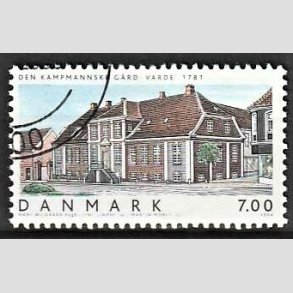 FRIMRKER DANMARK | 2004 - AFA 1380 - Danske Boliger III. - 7,00 Kr. Kampmanske grd - Pnt Stemplet
