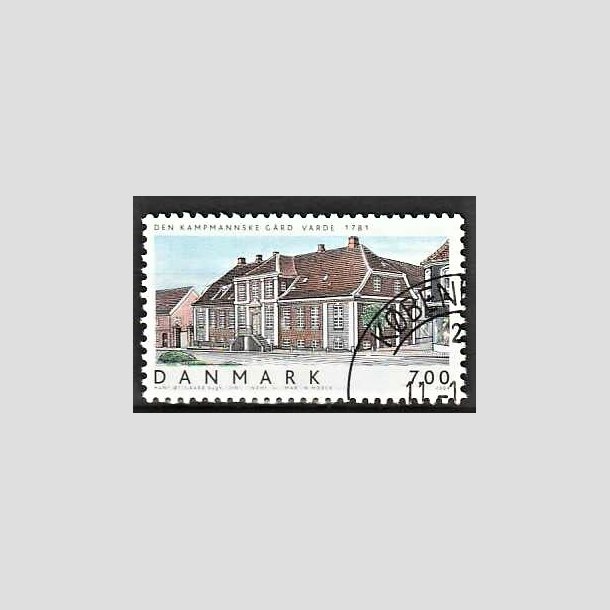 FRIMRKER DANMARK | 2004 - AFA 1380 - Danske Boliger III. - 7,00 Kr. Kampmanske grd - Pnt Stemplet